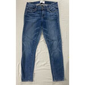Paige Verdugo Ankle Lightweight Stretch Denim Jeans. Medium Wash, Women's 26 GUC